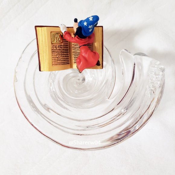 Disney Mickey's Magic Adventure Fantasia Crystal Whirlpool Sculpture - Picture 7 of 17